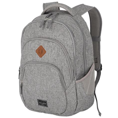 travelite rugzak basics backpack grijs wehkamp
