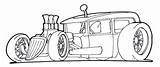 Rod Rat Hot Cars Coloring Pages Rods Print Car Drawings Clipart Drawing Color Truck Colouring Sketches Sketch Cartoon Sketchite Old sketch template