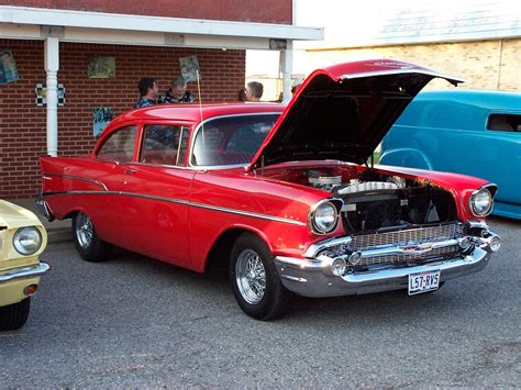 classic red chevy  photo  freeimages