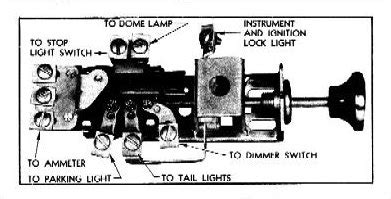 headlight switch wiring classic parts talk