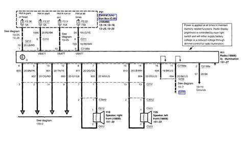 ford explorer radio wiring diagram  wiring diagram sample