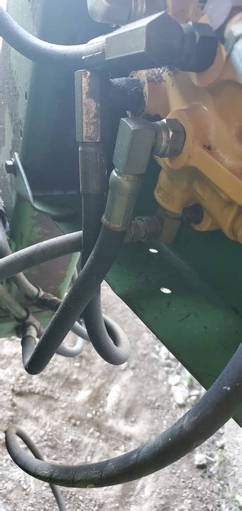 jon deere  loader valve hoses yesterdays tractors