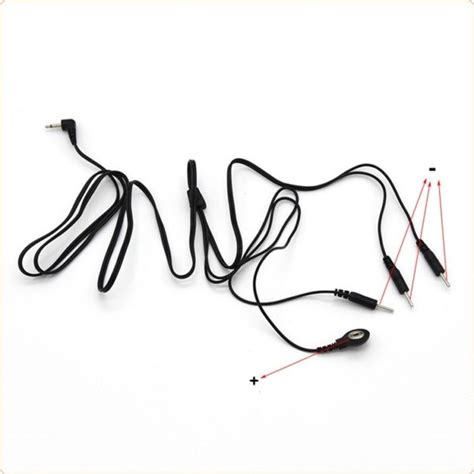 wholesale sex toys shop lead wires with 1 snap 3 pin wholesale sex toys