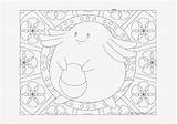 Coloring Pokemon Chansey Pages Adults Nicepng sketch template