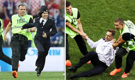world cup final hit by pitch invasion pussy riot storms