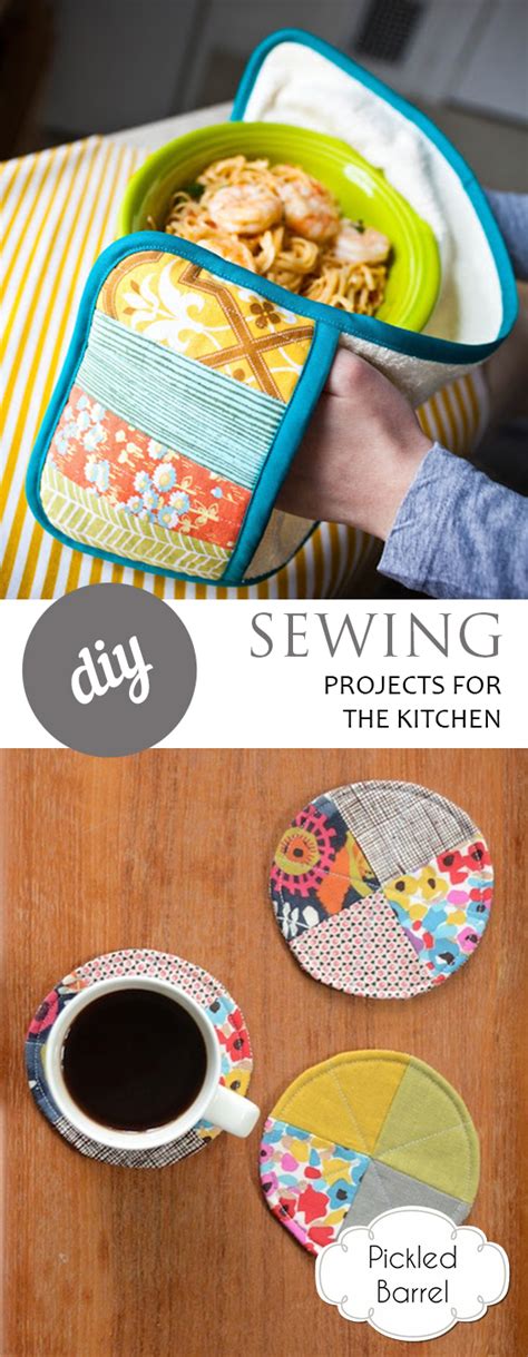 Diy Sewing Projects For The Kitchen Pickled Barrel