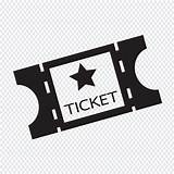 Icon Ticket Vector Movie Vectors sketch template