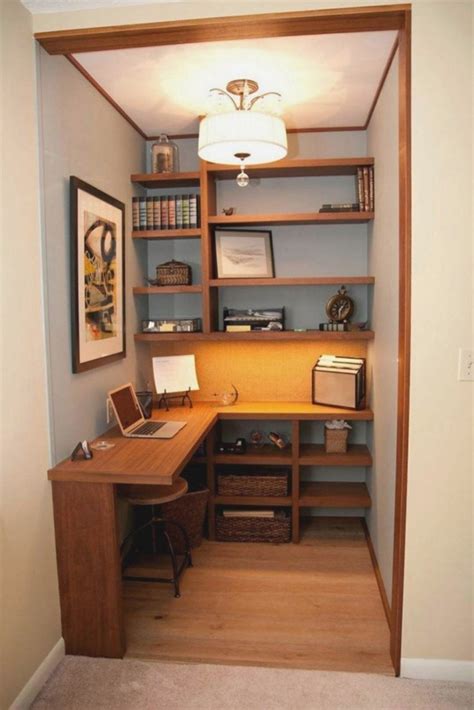 brilliant ideas  maximize  small space   home tiny home office office interior