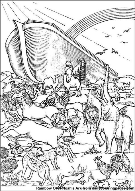 noahs ark printable coloring pages