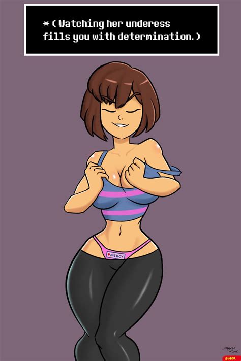 Rule 34 Breasts Cleavage Frisk Solo Strip Undertale Yoga