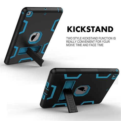 apple ipad mini    shockproof duty hard stand case cover ebay