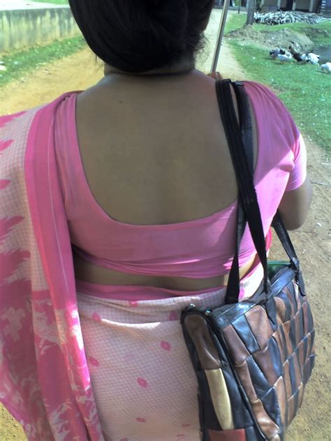 Beauties Of Indian Saree Aunties Back Snaps