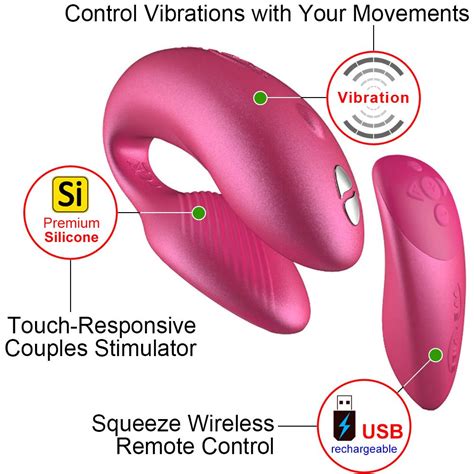 we vibe chorus smart phone app controlled wireless remote couples