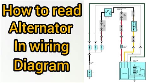 learn toyota  wire alternator wiring diagram youtube