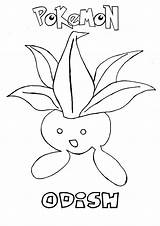 Pokemon Coloring Pages Type Grass Odish Fire Clipart Pdf Types Poison Printable Color Getcolorings Library sketch template