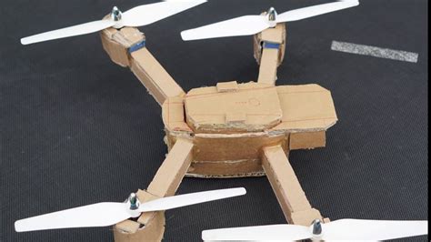 amazing cardboard diy drone youtube