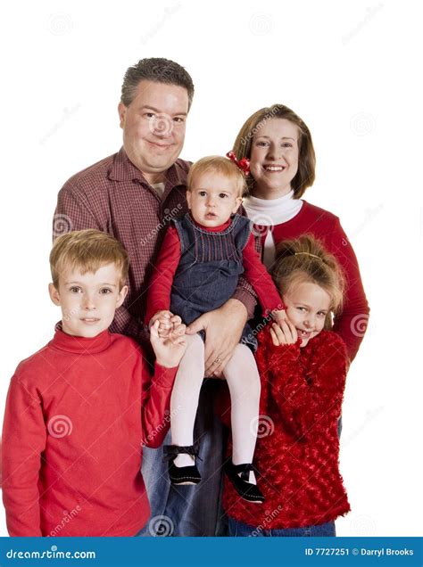 happy family  red  white stock image image  family cute