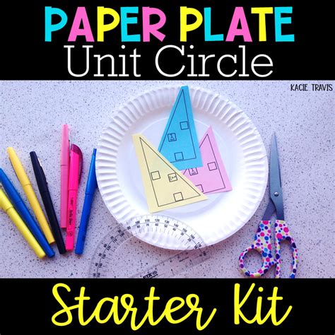 unit circle paper plate hands  activity  memorizing