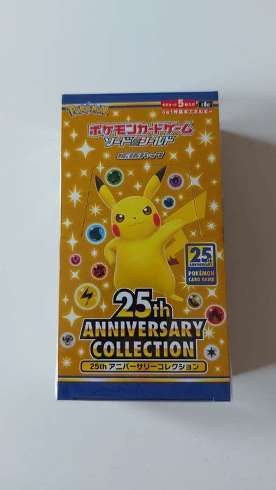 pokemon company booster box  anniversary catawiki