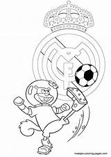 Madrid Real Coloring Soccer Pages Sandy Playing Browser Window Print Maatjes sketch template