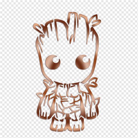 groot baby groot stencil png pngwing