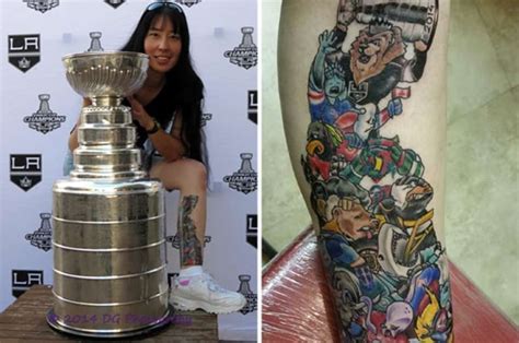 Epic Stanley Cup Tattoo Is Real And It S Spectacular The Hockey News