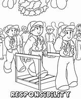 Value Coloring Pages Place Scouts Boy Responsiblity Always Getcolorings sketch template