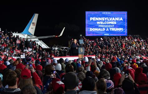 trumps pennsylvania rally attendance erie crowd size