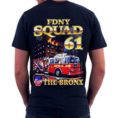 fdny bx squad  house  shirt fdny shop