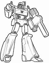 Coloring Pages Decepticon Transformers Comments sketch template