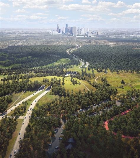 bridging  memorial park divide  million project removes trees  brings houstons