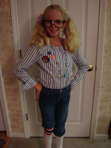 nerd halloween costume idea home  handmade girls girl tween book