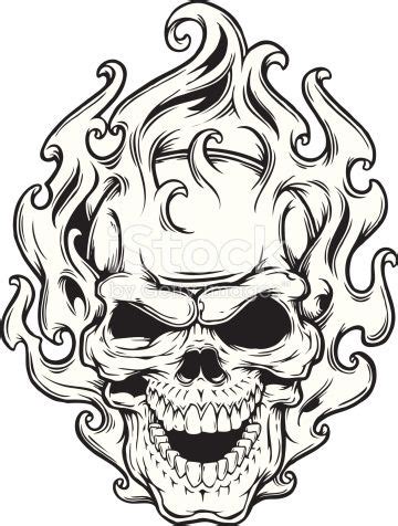 cool flaming skull coloring pages skulls drawing skull coloring