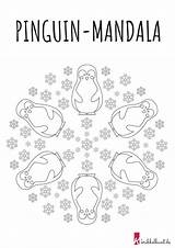 Pinguin Kribbelbunt Kälte sketch template