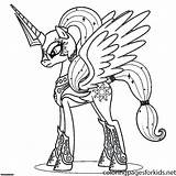 Pony Coloring Pages Pretty Little Color Getcolorings sketch template