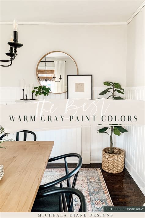 warm gray paint colors  living room cabinets matttroy