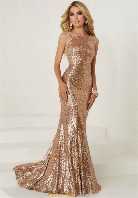Tiffany Prom Dresses Peaches Boutique Gold Dresses Long Rose Gold