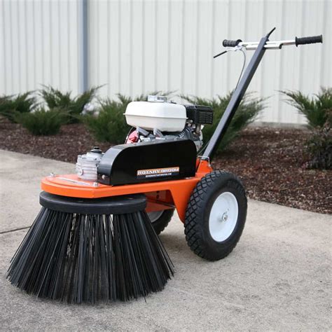 gas powered rotary brooms pavemanpro