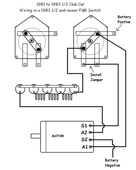 golf cart wiring diagram reversing switch