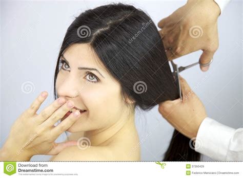 Oops Finally I Am Cutting All My Hair Off Stock Image Image Of