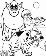 Scooby Doo Coloring Pages Monster Printable Cool2bkids Kids sketch template