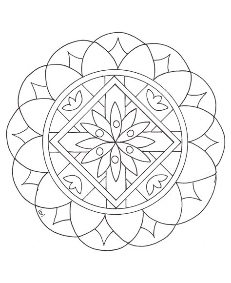 mandalas  color  children mandalas kids coloring pages