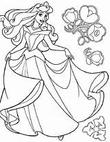 Pages Coloring Princess Disney Aurora Cute Getcolorings sketch template