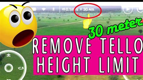 dji ryze tello   remove  meter limitation    meter height  itsmkumar youtube