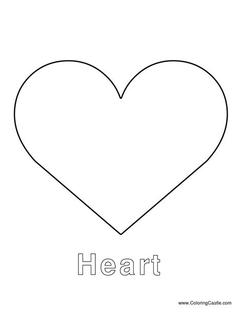 heart template  printable heart templates large medium