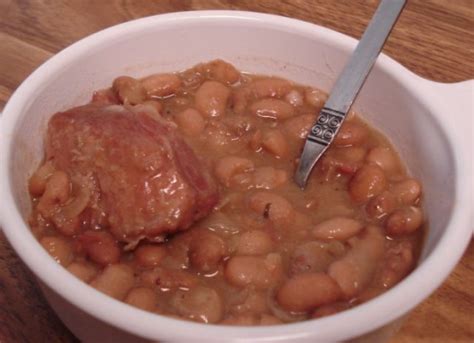 canned pinto beans and ham