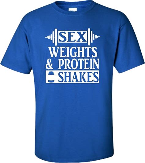 Adult Sex Weights And Protein Shakes Funny Workout Gyms T