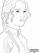 Coloring Hunger Games Pages Katniss Drawings Drawing Easy Tribute Panem Sketch Von Coloringhome Choose Board Popular sketch template