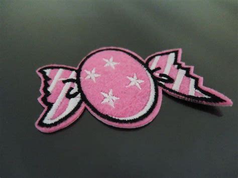 candy patches iron  patches  sewing  patch pink patches