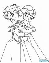 Elsa Anna Frozen Coloring Kids Pages Sheets Colouring Disney Drawing Fever Color Disneyclips Hugging Princess Printable Sketches Birthday Book Gif sketch template